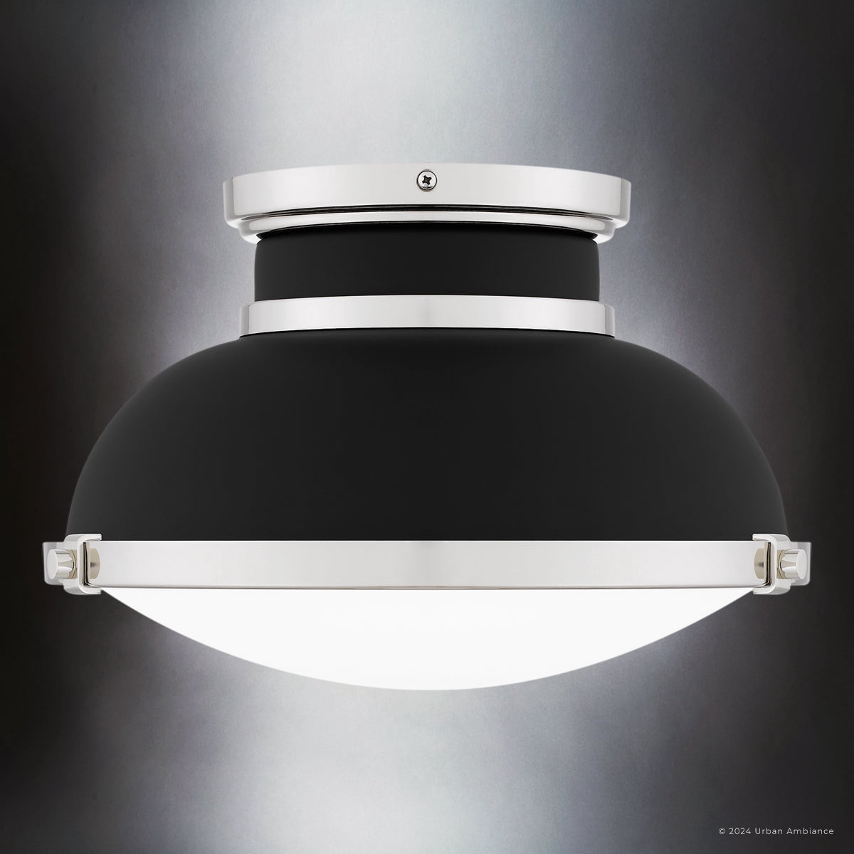 Luxury Classic Ceiling Light, Matte Black, UQL5630