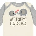 thumbnail image 4 of Inktastic My Pappy Grandpa Loves Me Boys or Girls Long Sleeve Baby Bodysuit, 4 of 5