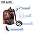 thumbnail image 4 of Lsque Chucky Pattern Canvas Daypack, Durable Backpack, High-quality Versatile Backpack,Vintage Compact Backpack-Medium, 4 of 6
