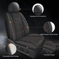 thumbnail image 6 of Car Seat Cover Fit for Toyota Corolla Cross 2022-2025 2026 Front and Back Seats Premium Non-Slip Leather Seat Cover Car Seat Protector Red,Full Set(2 Row 5 Seats), 6 of 9