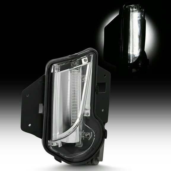 AKKON - For 2013-15 Cadillac XTS Driver Side Only Fog Light Assembly Chrome Housing Clear Lens