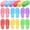 Multicolor, variant on MODANU 24 Pairs Disposable Pedicure Slippers Foam Flip Flops Disposable Flip Flops Foldable Pedicure Slippers for Guests Salon Spa Hotel, White