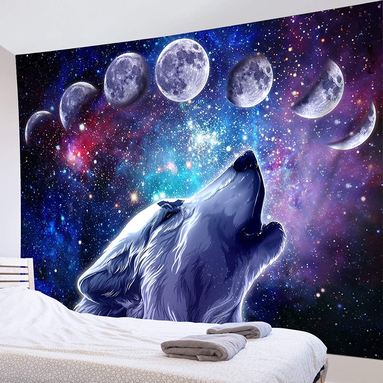 Wolf Fabric, Wallpaper and Home Decor