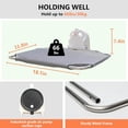 thumbnail image 7 of Cat Window Perch for Small Window,Cordless Cat Window Hammock,Cats Seat for Windowsill,Foldable Cat's Windows Bed for Large Cats with Suction Visualization Pwerful Suction Cups, 7 of 7