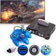 thumbnail image 2 of Miadore 2Pack Classic N64 Controller, Wired N64 Gamepad with Upgraded Joystick Remote for N64 Video Games System(Clear Blue+Orange), 2 of 7