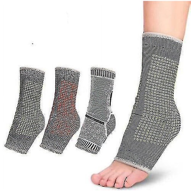 Calcetines de fisioterapia antiedema de tobillo, 3 piezas, calcetines moldeadores con autocalentamiento y circulación térmica