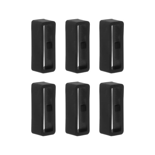 MKHSQHDG Today's Deals 6Pcs Watch Strap Loop Fastener Rings Rubber Watch Clasp 16Mm