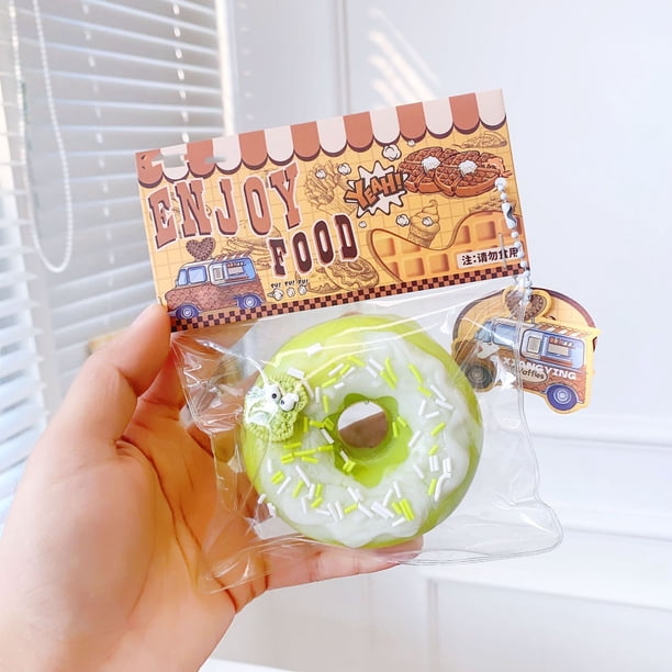Juguete de descompresión de barro súper suave | Masilla Fidget Inspirada en la Comida | Función de pellizco de música | Juego sensorial para aliviar el estrés | Slime Squeeze elástico | Paquete
