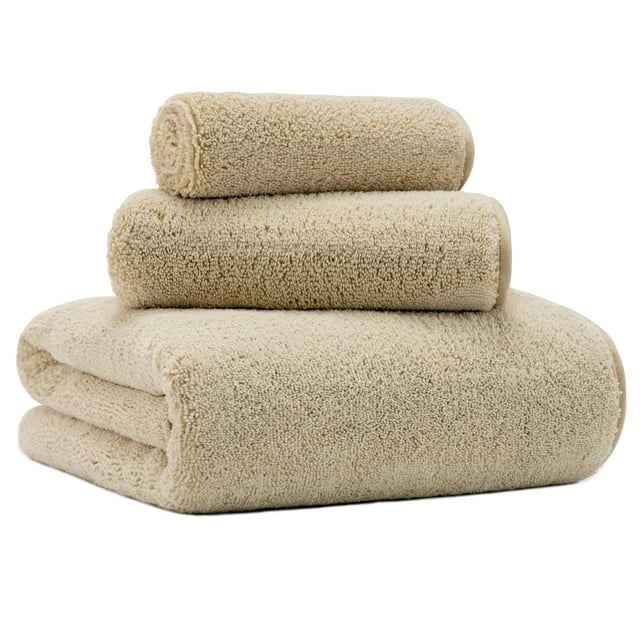Juego de toallas de baño MICROFI de microfibra, de secado rápido, de 3 piezas, de gran tamaño