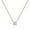 Yellow Gold in Gold Chain, variant on Collection 0.50 Cttw Round Lab Grown White Diamond Classic Floating Solitaire Pendant Necklace with 18 inch Silver Chain for Women in 14K Solid Rose Gold