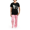 thumbnail image 4 of CafePress - Old English Sheepdog Women's Dark Pajamas - Women's Short Sleeve Print T-Shirt and Pants Dark Cotton Pajama Set, 4 of 7