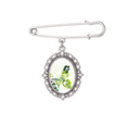 thumbnail image 1 of Animal Vert Broche de Graffiti Broche Robe Chemise Châle Clips, 1 of 3