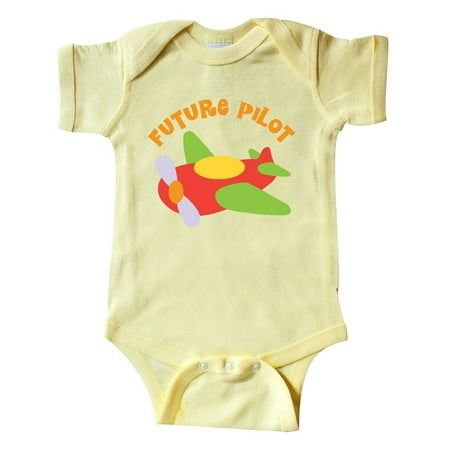 

Inktastic Future Pilot Airplane Gift Baby Boy or Baby Girl Bodysuit