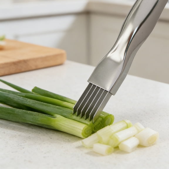 Stainless Scallion Cutter Shredder Manual Vegetable Cutting Tool