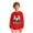 Red, variant on Byoo Toddler Boys Sweatshirt Cute Penguin Printed Full Sleeved Active Pullover Top Casual Loose Fit Daily Clothing