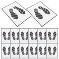 thumbnail image 3 of 100Pcs Car Foot Mat Paper Black Universal Dustproof Vehicle Interior Accessories 19.65X14.93In, 3 of 8