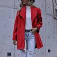 thumbnail image 1 of T-Shirt à Manches Longues pour Femme Mode Automne Ouvert devant Ample Manteau Blouse Unie Hauts, 1 of 6