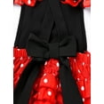 thumbnail image 5 of YiZYiF Infant Baby Girls Halloween Romper Ruffled Bodysuit Birthday Princess Tutu Dress Outfit Polka Dots 1-2, 5 of 5
