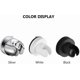 thumbnail image 2 of Wall-mounted Shower Head With Suction Cup Black, 2 of 2