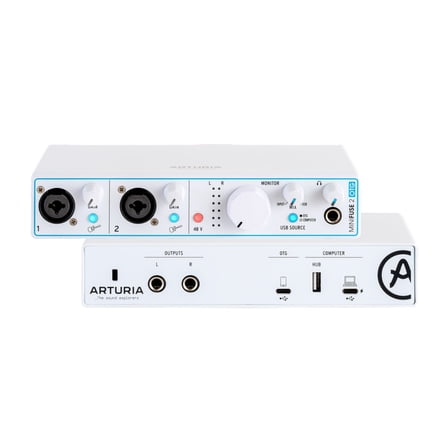 MiniFuse 2 OTG Dual-USB Audio & MIDI Interface with Loopback and Premium Software Included for Studio, Live Streaming, Music Production