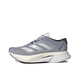thumbnail image 1 of Zapatillas unisex Adizero Boston 11 12 blancas y negras cómodas de caña baja con placa de carbono para correr maratones, 1 of 4