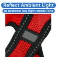 thumbnail image 4 of Pawtitas Adjustable Mesh Reflective Dog Harness XXS Red, 4 of 9