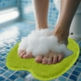 thumbnail image 4 of 2025 Shower Foot Scrubber Mat - Wall Mounted Back Washer with Suction Cups, Exfoliating Bath Brush for Feet & Body - -Resistant Silicone Foot Cleaner for Men/Women, 4 of 4
