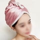 thumbnail image 5 of Satin Hair Towel Wrap with Button for Rapid Drying, 5 of 5
