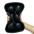 thumbnail image 3 of Silicone Ice Cube Trays Combo Round Ice Ball Spheres Ice Cube Tray Mold (6 Round Ice Ball BlackSpheres), 3 of 9
