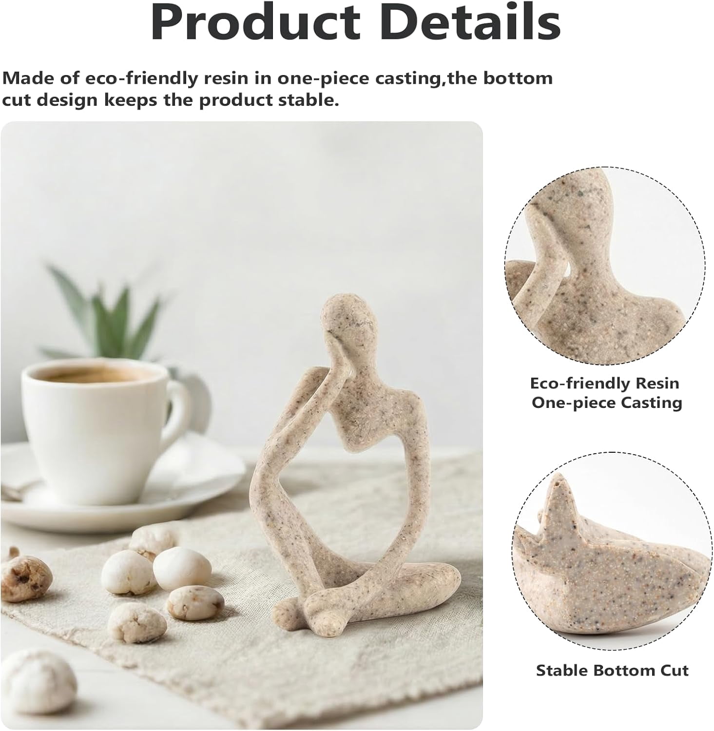 Fish Tank Decorations – Abstract Resin Ornaments for Betta, Shrimp & Turtle Aquariums – Modern Sandstone-Style Aquarium Décor for Freshwater & Saltwater Tanks(Combination)