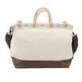thumbnail image 2 of Klein Tools 16 in. W x 14 in. H Canvas/Leather Deluxe Tool Bag 13 pocket Beige 1 pc., 2 of 9