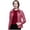 Pink, variant on ibiyuan Women's Lightweight Down Jacket Windproof Short Puffer Coat Slim Fit Recycled Insulation Hooded Outerwear