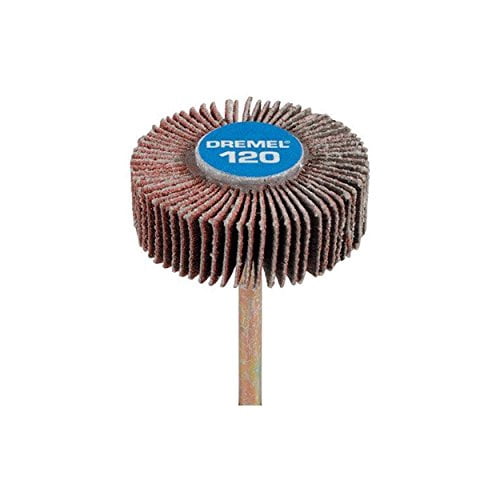 Dremel 503 3/8" 120‑Grit Fine Sanding Flapwheel, Rotary Tool Accessory for Wood