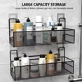 thumbnail image 4 of Wall-Mount Bathroom Shelf Shower Shampoo Rack Toilet Accessories Kitchen μ* ην, 4 of 8