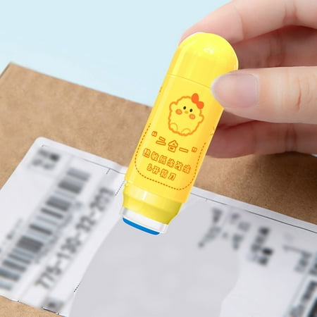 

ERTUTUYI Confidential Seal Express Order Personal Information Privacy Random Code Erasure Photosensitive Erasure Pen Privacy Information Text Erasure Pen 20ml