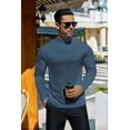 thumbnail image 2 of Ekouaer Men's Mock Turtleneck Long Sleeve Turtle Neck Tops Lightweight Undershirt Thermal Sweater Shirts, 2 of 6