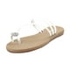 thumbnail image 2 of Nuevo conjunto de zapatillas de mujer con diseño de espiga de diamante de fondo plano estilo romano para mujer Wmkox8yii nm11004, 2 of 3