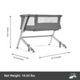 Skylar Bassinet and Bedside Sleeper Dream- Grey main image 0