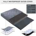 thumbnail image 3 of Cama para perros MIHIKK, caja ortopédica impermeable de 44 x 32 pulgadas, gris, 3 of 6