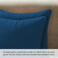 thumbnail image 2 of A1HC Set of 2 Luxurious Soft Velvet Throw Pillow Covers Only, 22"x22", Royal Blue, Decorative Cushion Covers with Hidden YKK Zipper for Sofa or Bed, 2 of 7