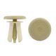thumbnail image 1 of 50Pcs 9mm Agujero Beige Blanco Coche Panel Presión Tipo Plástico Remaches Tornillo Clip, 1 of 1