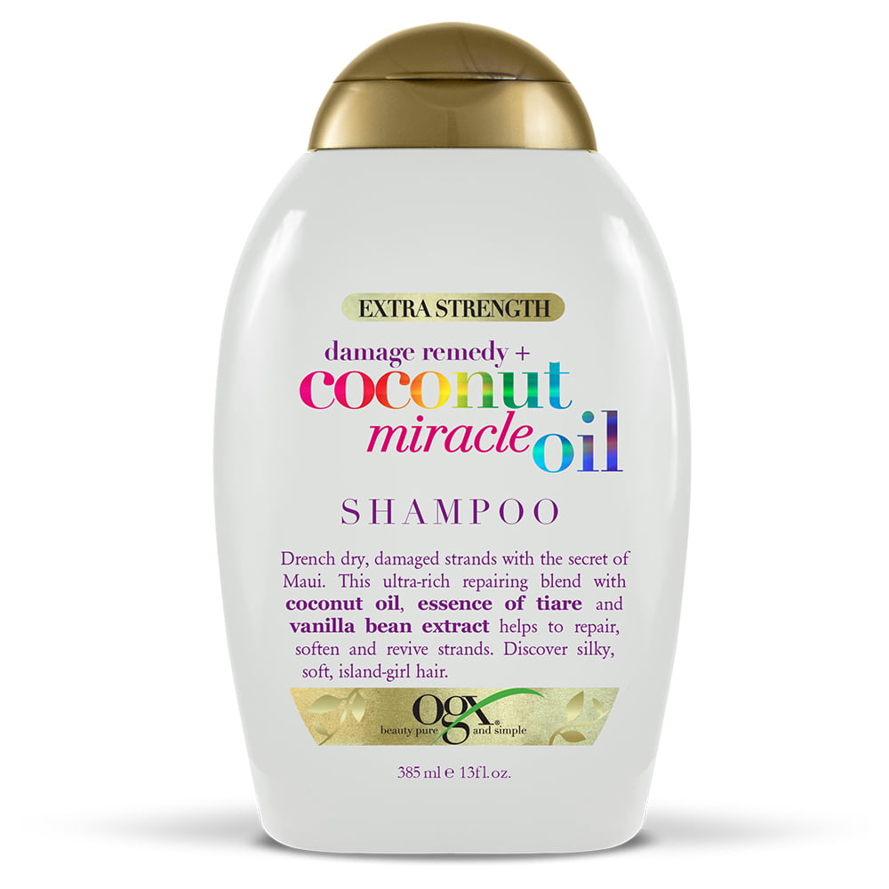 OGX Extra Strength Damage Remedy + Coconut Miracle Oil Shampoo for Dry, Frizzy, or Coarse Hair - 13 fl oz