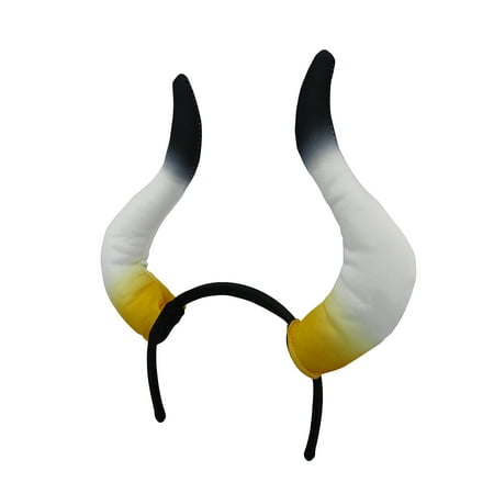 Large Steer Satyr Goat Bull Animal Viking Horns Headband Adult Costume Accessory