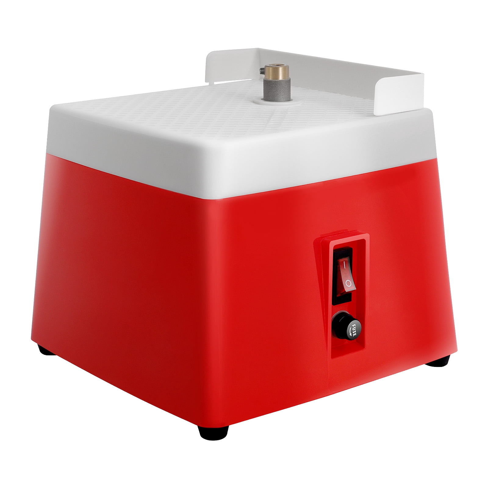 ChicHomey 110V Stained Glass Grinder Diamond,4200RPM, Automatic Water Feed,for Glass, Ceramic, Jade, Stone, DIY & Workshop,Red​