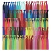 100 PCS Multi Colors Ribbon Hair Ties Ponytail Holder Hair Bands Elastic Hair Accessories for Toddler Girl, Assorted Colors by FIXBODY