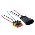 thumbnail image 5 of jiaping 4xCar HID Electrical Wire Plug w/ 14AWG Cable Wire Harness Clips 3pin, 5 of 9