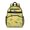 Yellow Cartoon Dinosaurs Pattern, variant on Dinosaur and Trees White Pattern Cute School Backpack Bag for School with Padded Back and Adjustable Shoulder Straps 15.25"x11.5"x5.25"