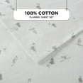 thumbnail image 6 of Regency Heights Twin XL Size Cotton Flannel Sheet Set, 3-Piece Flannel Bed Sheets Twin XL, 100% Cotton Bed Sheets Set with Deep Pocket, Gray Skiers, 6 of 6