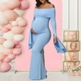 thumbnail image 4 of Functional Pocket Maternity Dress Soft Gentle Dress for Convenient Storage Of Essential During Pregnancy Activities 6, 4 of 9