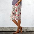 thumbnail image 2 of Pantalones cortos domirica para mujer, casual, algodón y poliéster, primavera y otoño, 2 of 2
